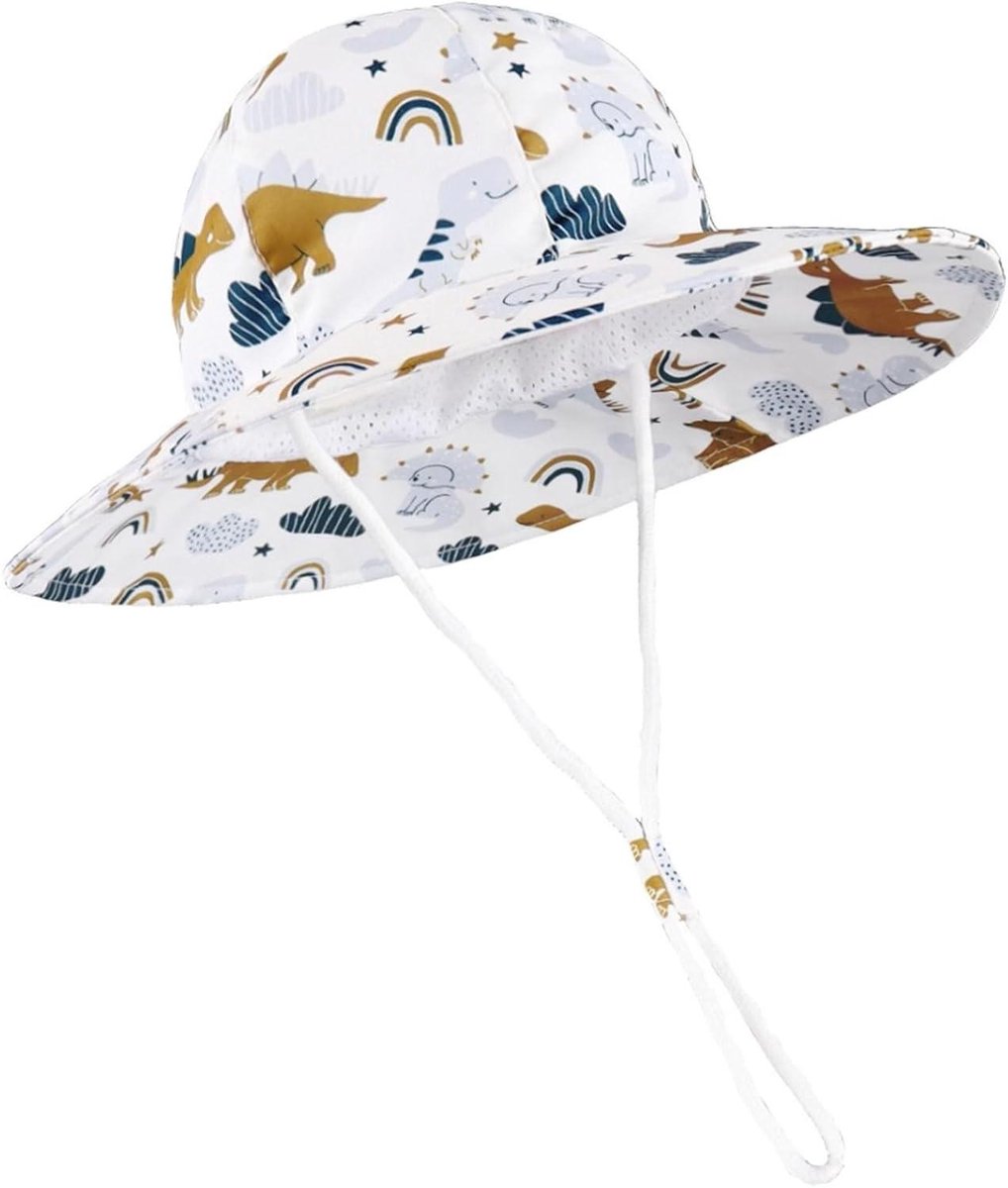 Kinderen Zonnehoed - Baby Cap - Zomerse Bescherming - Met SPF 50+ - Verstelbaar - Print