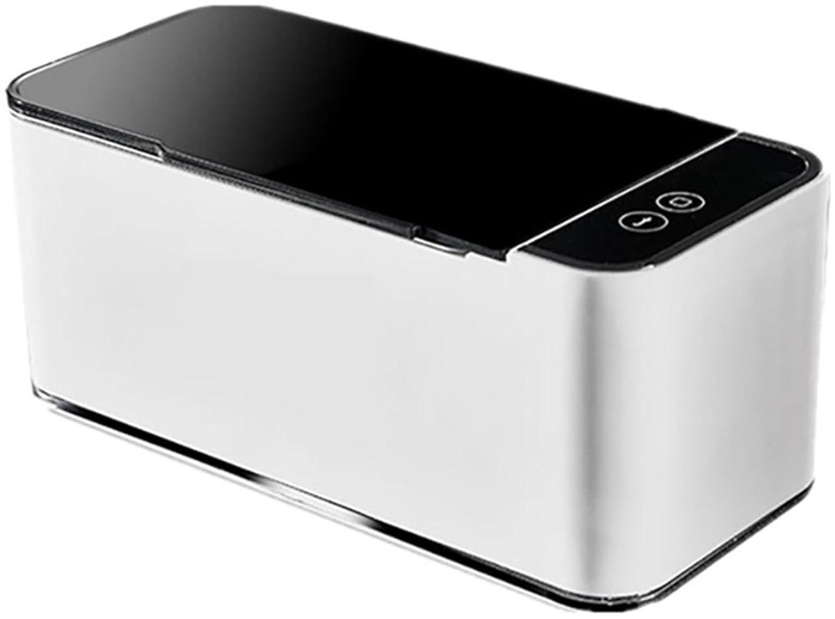 Ultrasoon Wasmachine - Sieraden Reiniger - Snel Reinigen - Hoge Frequentie Cavitatie - 500ML Capaciteit - Wit
