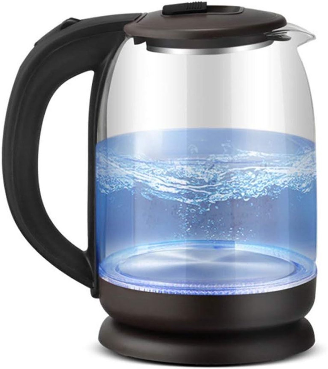 Glazen Waterkoker - Snoerloze Ketel - Dranken Bereiden - Instelbare Temperatuur - 20 Liter - Zilver