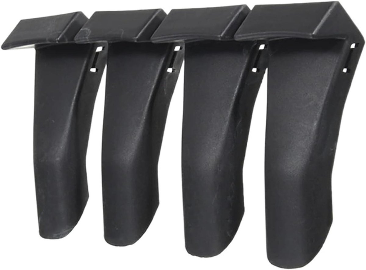 Velgbeschermers - Klem Beschermers - Band Wisselen - Duurzaam Plastic - 4 Stuks - Zwart