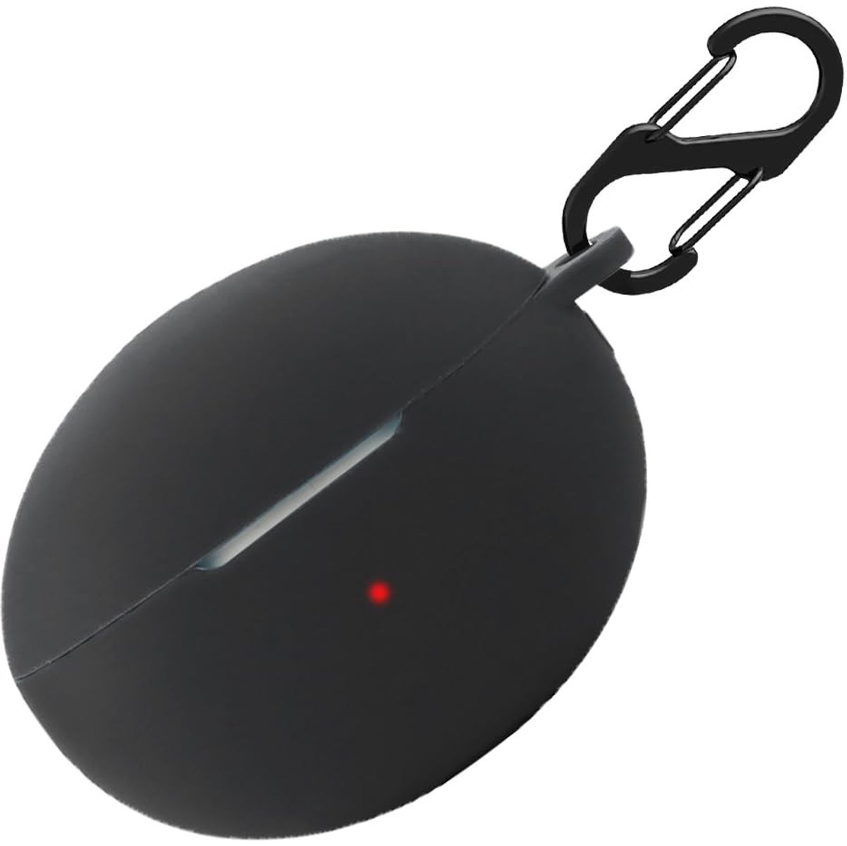 Dailygoods - Siliconen Hoes voor Draadloze Oordopjes met Karabijnhaak en 360° Bescherming