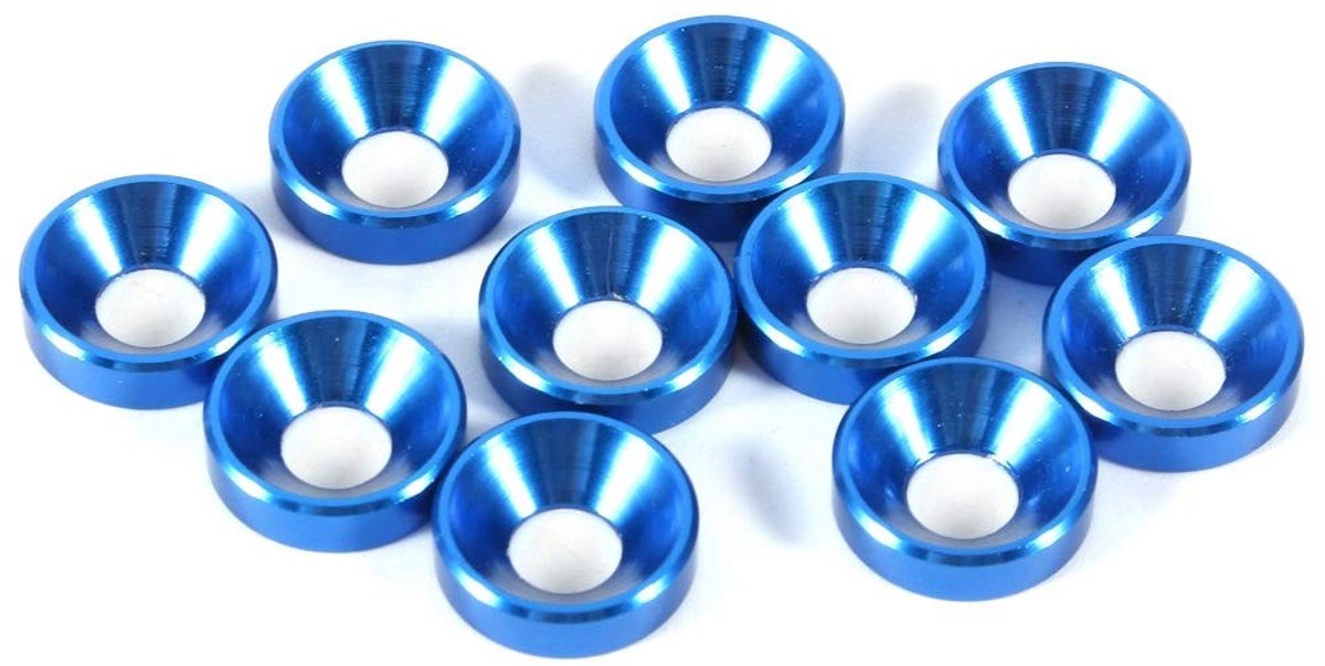 Dailygoods- Kopschroef Verzonken Kop - Aluminiumlegering - Anodiseren - M5 - 10 Stuks - Roestbestendig - Schroefringen