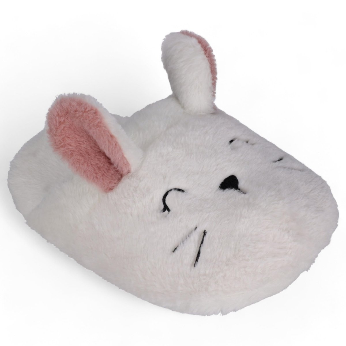 Dailygoods - Knuffelvoetwarmer - Zachte polyester voetwarmer - Perfect voor koude dagen - Wit - Dierdesign - Duurzaam en onderhoudsvriendelijk - Gesch...