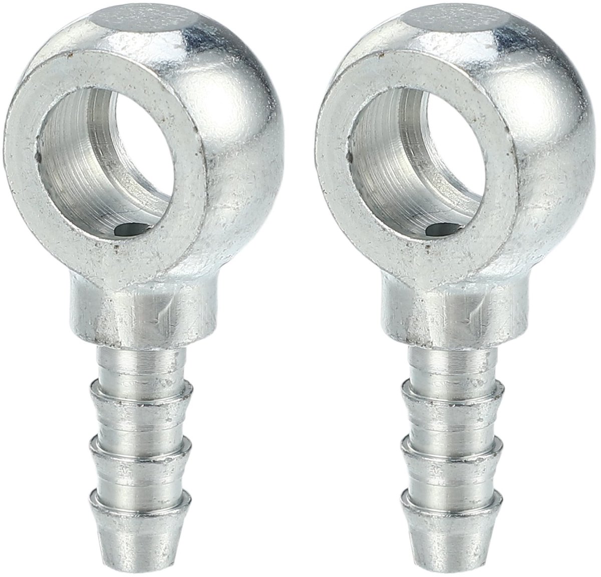 Dailygoods - Banjo Fitting Brandstofleiding Adapter Connector 8mm ID 6mm OD - 2 Stuks