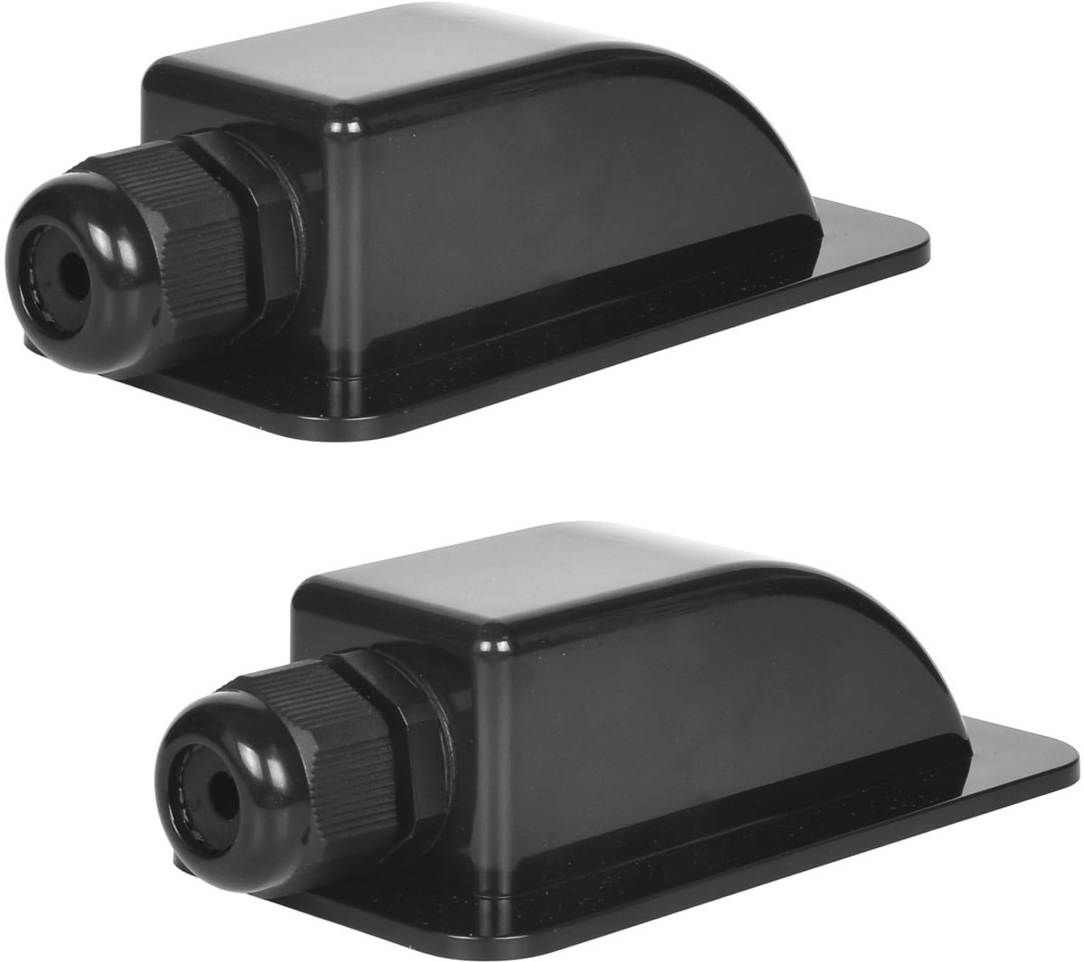 Dailygoods- Dakdoorvoer Waterdicht - Kabeldoorvoer 3-12 mm - Zonne-installatie - Camper/Caravan - 2 Stuks - ABS Materiaal