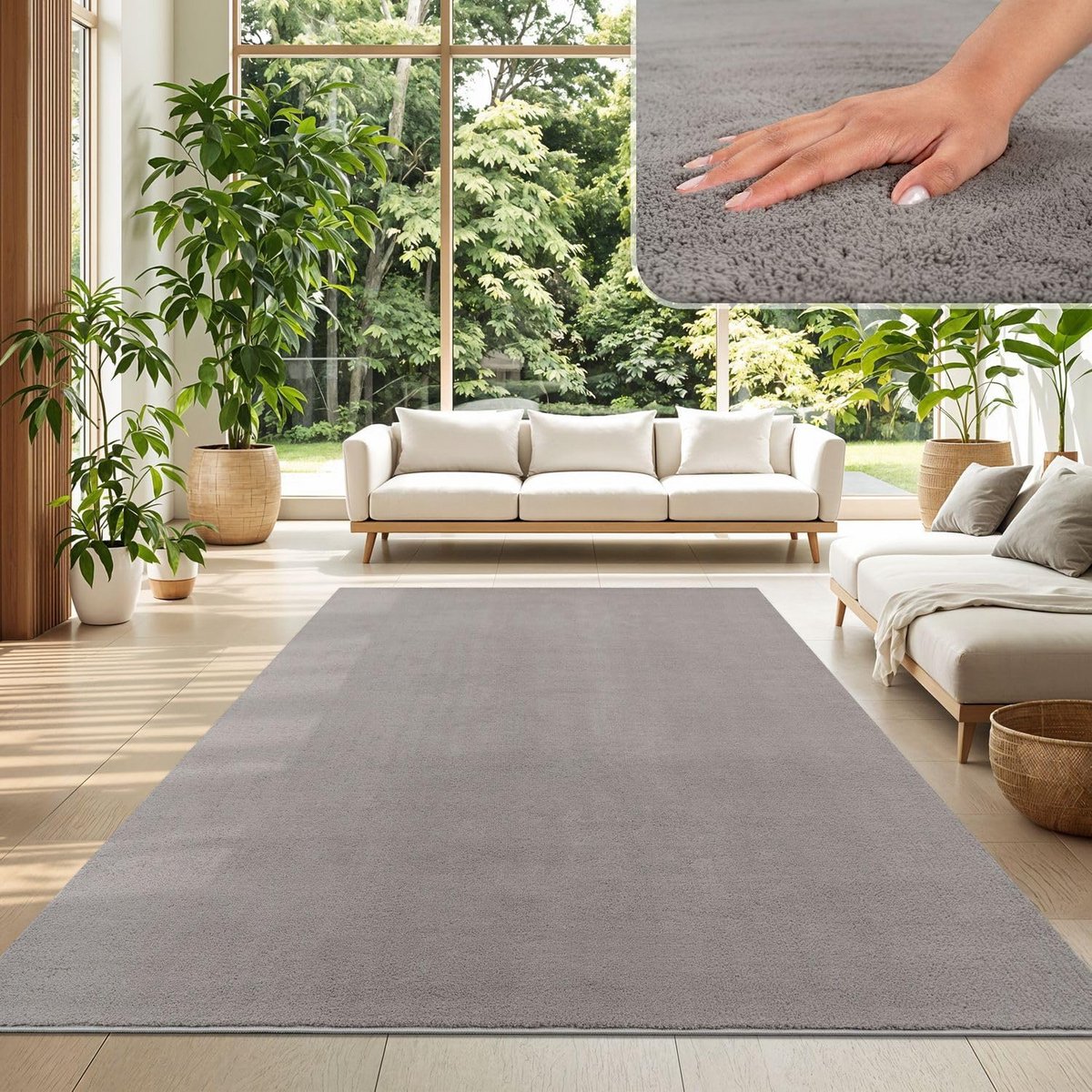 Vloerkleed Kortpolig - Modern tapijt - Woonkamer Aankleden - Geschikt voor vloerverwarming