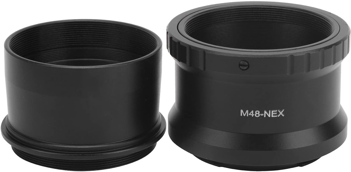 Dailygoods - Telescoop Accessoires - M48x0.75mm T-Type Adapter - Duurzaam - E Mount Camera - Lichtafname - Geschikt voor Telescoop - Aluminium Legering