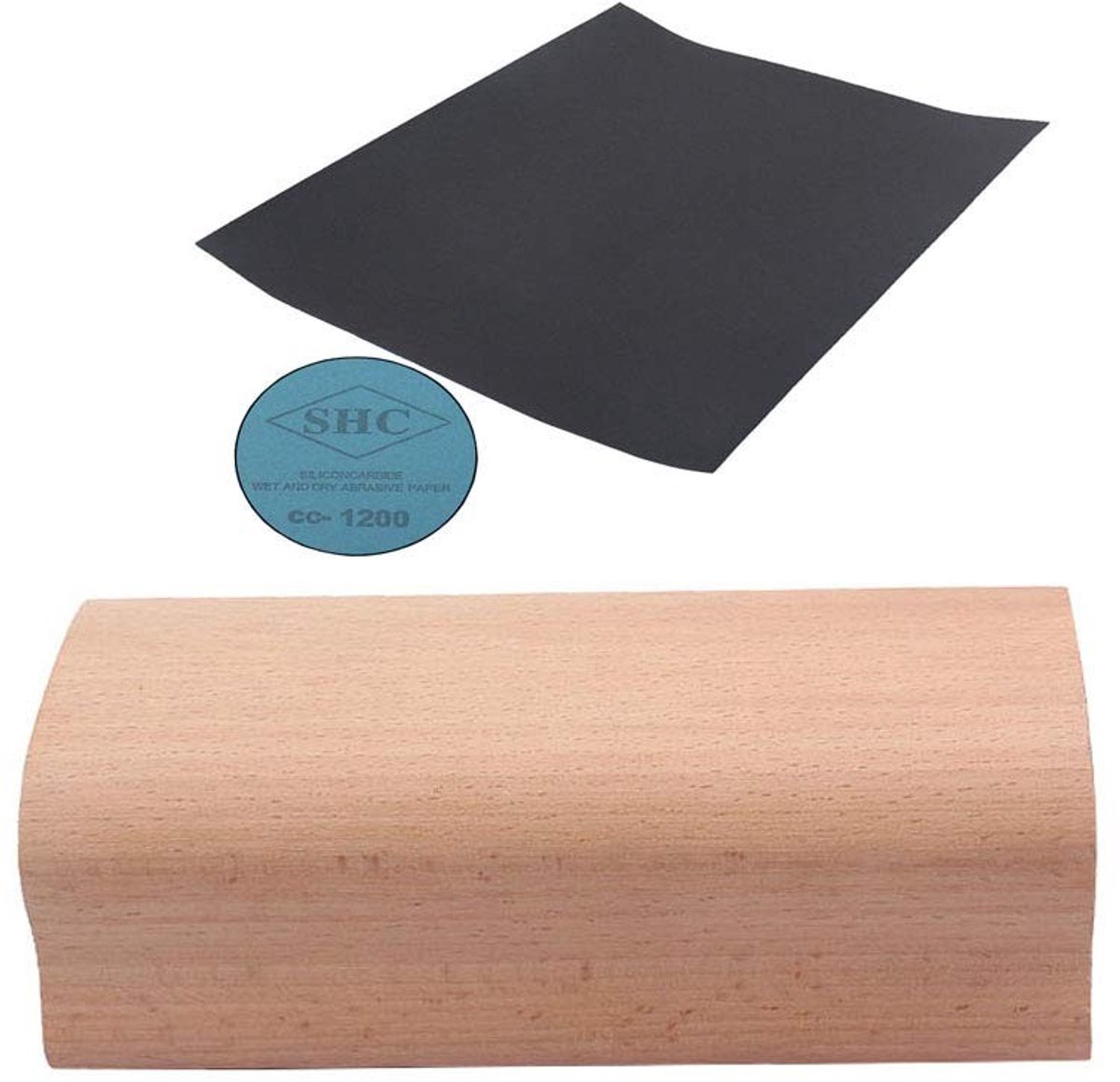 Dailygoods - Hout Toets Schuur Blok - Fret Nivellering Gereedschap - Comfortabele Grip - Geschikt voor Gitaar en Bas - Precisie Schuren - Ideaal voor...