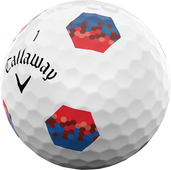 Zachte Golfballen - Truvis Ballen - Golf Spelen - Verbeterde Uitlijning - 12 Stuks - Wit Rood — afbeelding 2