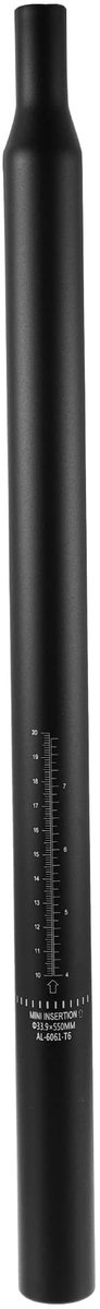 Dailygoods- Zadelpen Aluminiumlegering 550x33.9mm - Zwart - Duurzaam - Gemakkelijk te installeren - Veiligheidslijnmarkering - Geschikt voor mountainbikes/racefietsen - Fiets Zadel