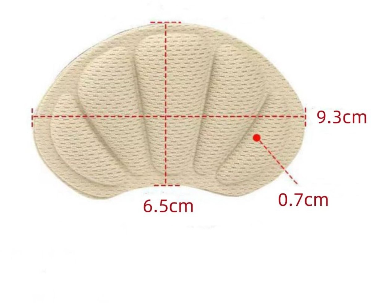 Dailygoods- Hielkussens Zelfklevend - Hielbeschermers - Hielkussentjes voor Schoenen - Hielzooltjes - Hielkussen - Comfort en Pasvorm - Schoeninlegzolen
