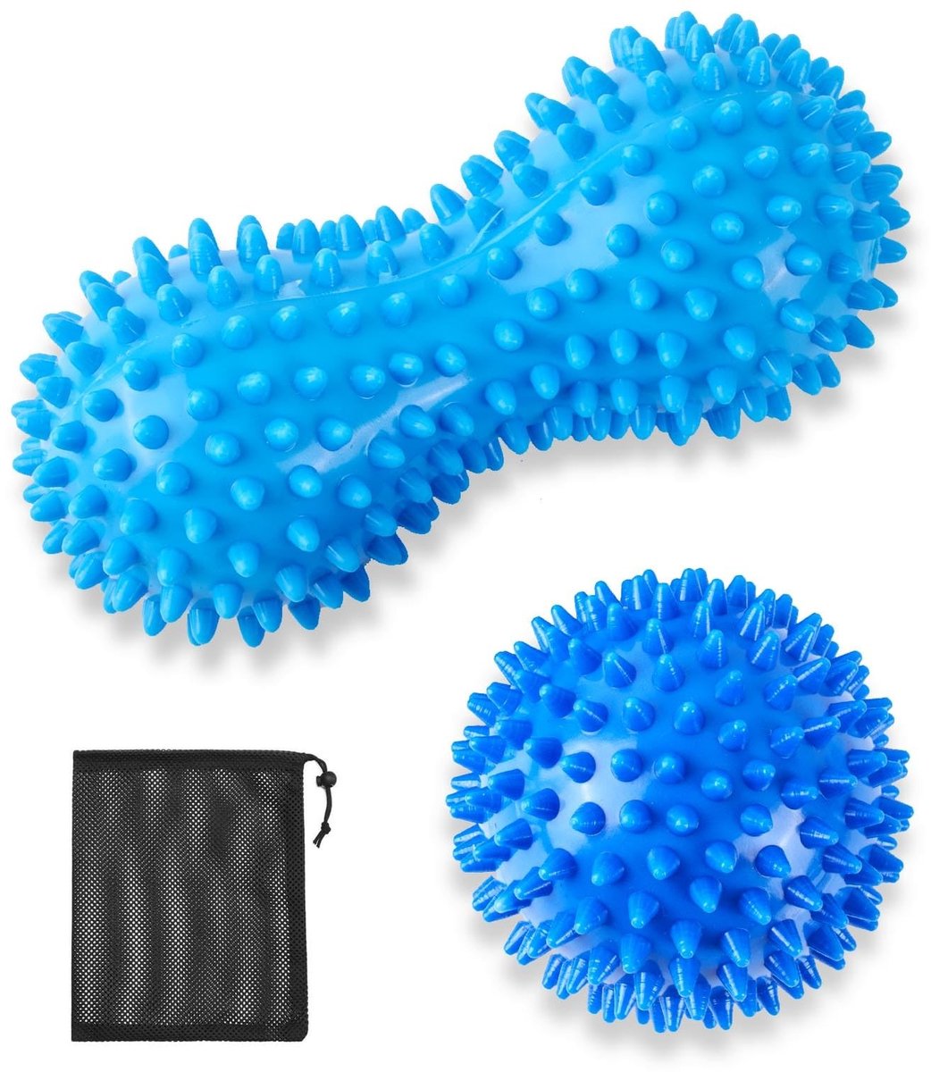 Dailygoods- Massageballen Set - Harde Massageballen - Pijnverlichting Voeten - Plantaire Fasciitis - Triggerpoint - Duurzaam Kunststof - Massagebal