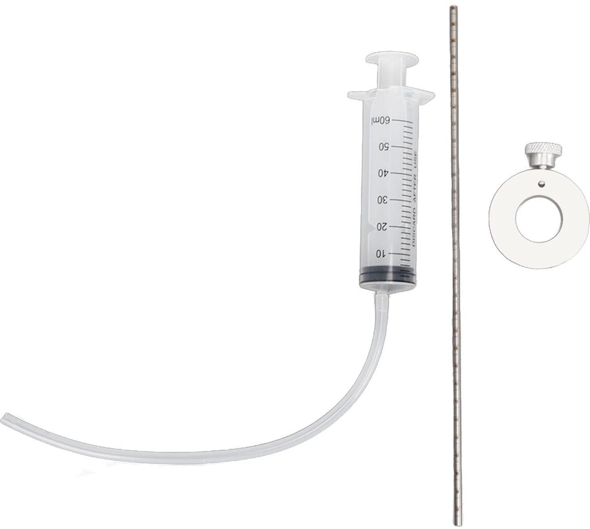 Dailygoods- Oliepeilmeter Nauwkeurige Meting - Vorkgereedschap - Motorfiets - Transmissie - Differentiëlen - Schokbestendig Rubberen Kop - Vorkoliepeilmeter