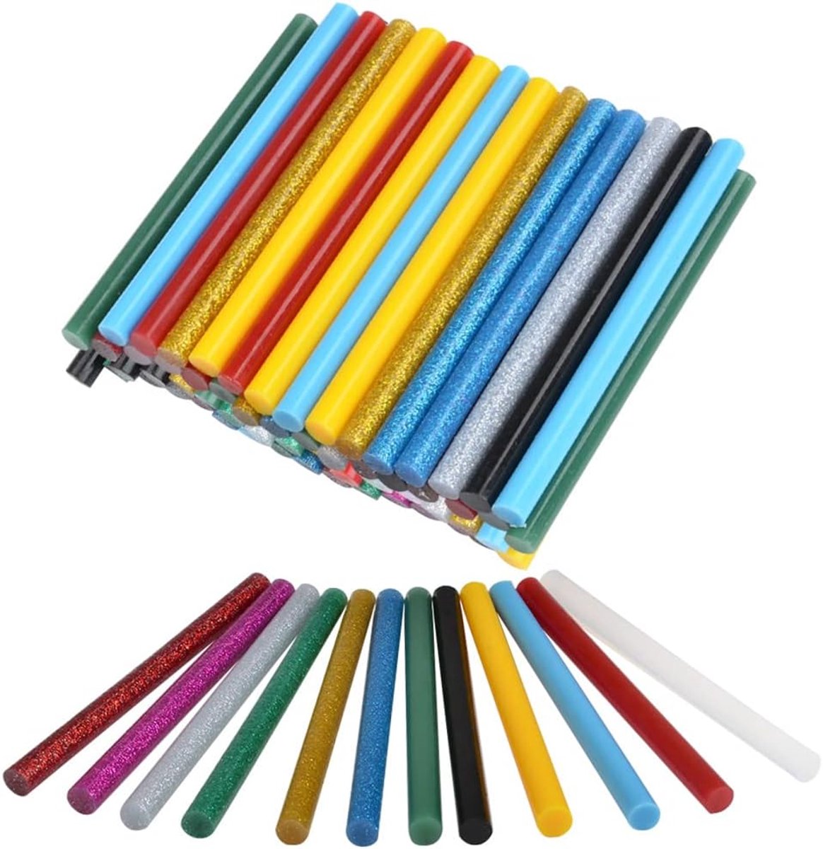 Lijmsticks Set - Kleurrijke Plakstaven - Hobby Knutselen - Milieuvriendelijk Materiaal - 120 Stuks - Assorti