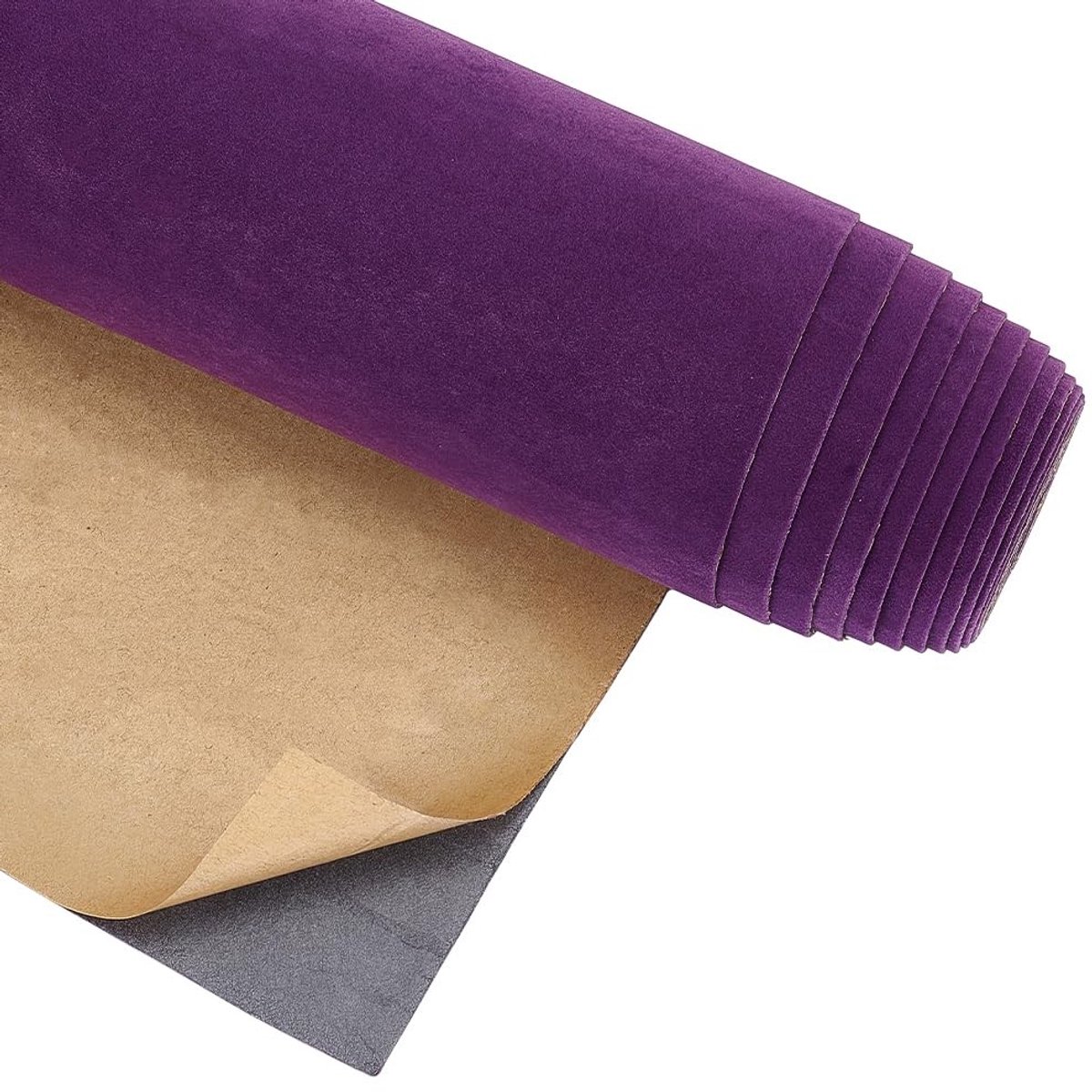Dailygoods- Fluwelen Vlokfolie 4 m x 25 cm - Zelfklevende Rol - Fluwelen Inzetstuk - Decoratie voor Sieradenladen - Creatieve Knutselprojecten - Fluwelen Stof