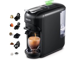 Koffiezetapparaat - Espressomachine - Thuis Koffie Maken - 5-in-1 Compatibel - 600 ml - Zwart