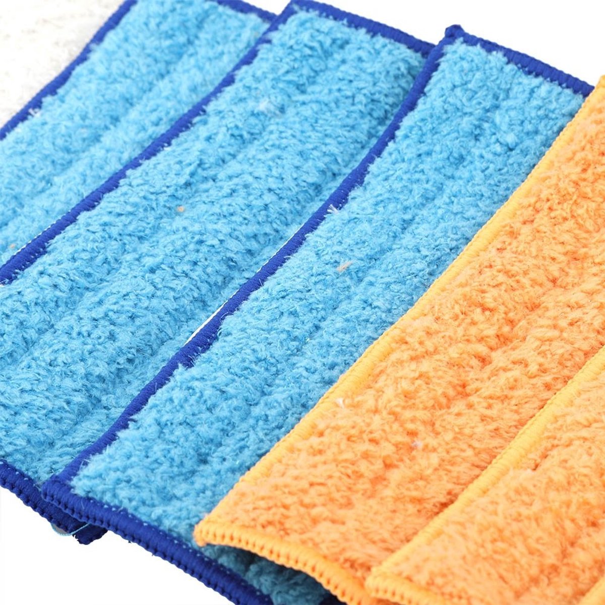Dailygoods- Mop Pads 9-Stuks Set - Wasbare Microvezel - Herbruikbaar - Sterke Hechting - Voor Robotstofzuiger - Voorkomt Krassen - Mopdoek