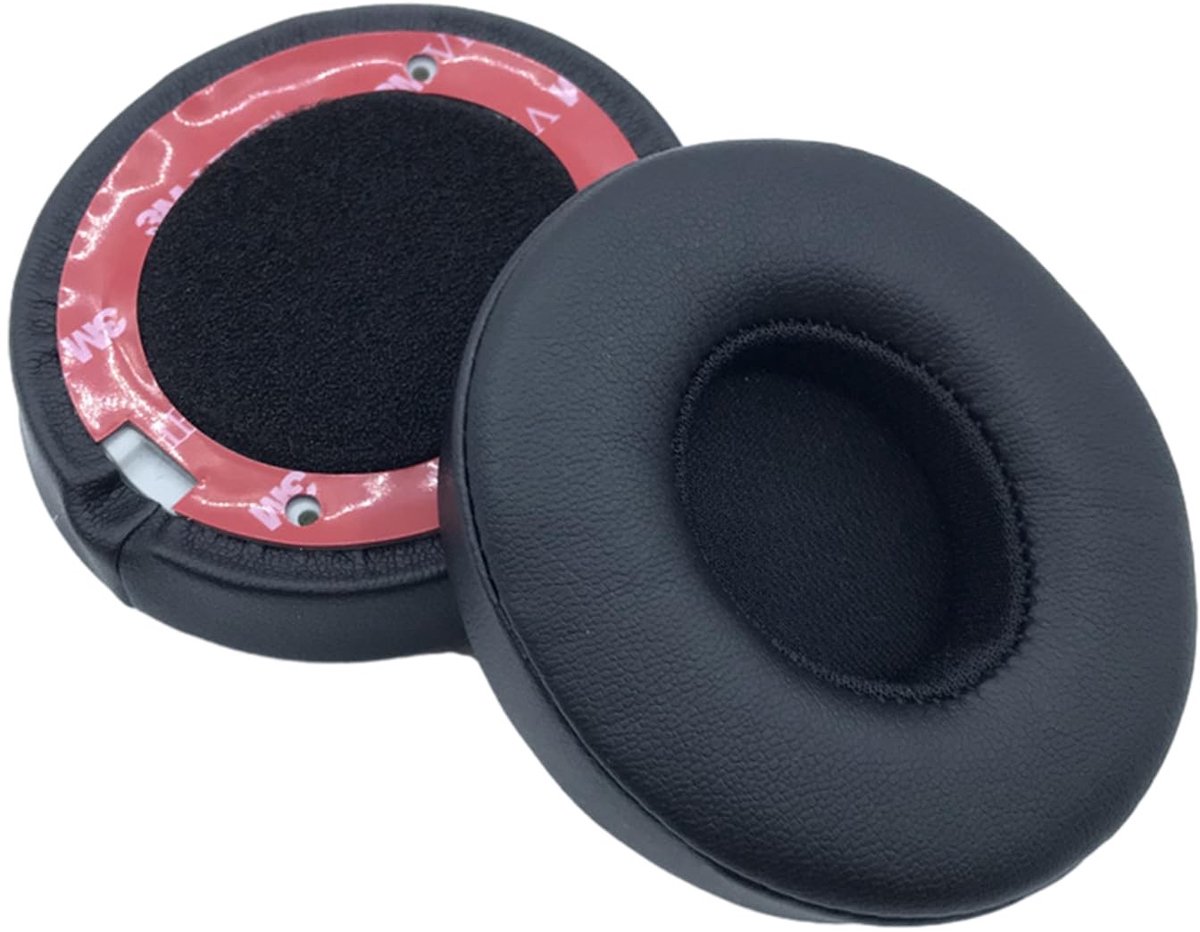 Dailygoods - Vervangende oorkussens - Zachte en comfortabele oorkussen-kussens - Zwart - Geschikt voor draadloze hoofdtelefoons - Duurzaam en huidvrie...