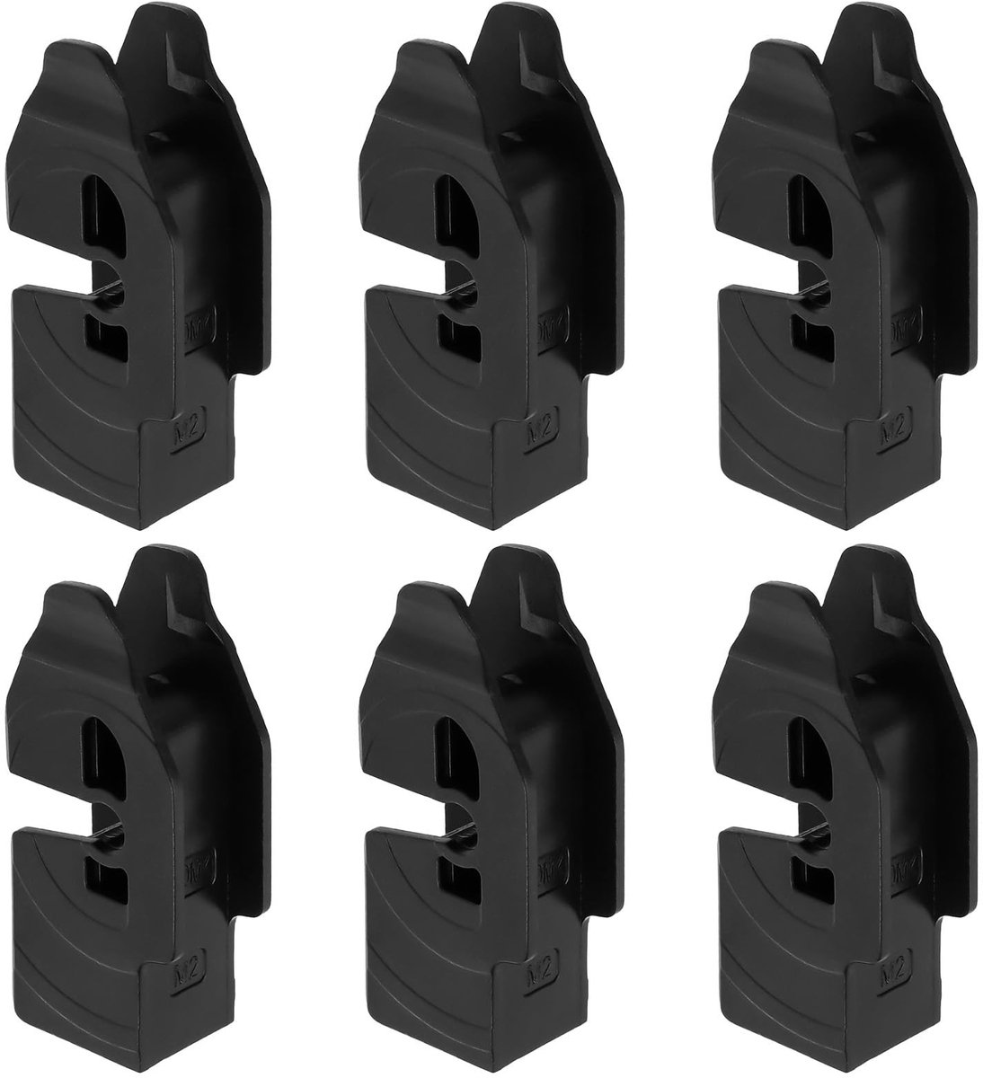 Dailygoods - Wiper Blades Adapter - 6Pcs Wiper Blades Clip - Eenvoudige installatie - 9mm Hook type - Vervangingsadapter - Geschikt voor J-hook arm