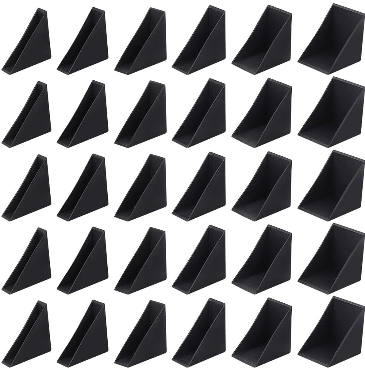 Dailygoods- Hoekbeschermers 36 Stuks - Driehoekige Randbeschermer - Transparant Plastic - Bescherming voor Fotolijst/Spiegel - Schokbestendig - Veiligheid voor Baby's - Hoekbescherming