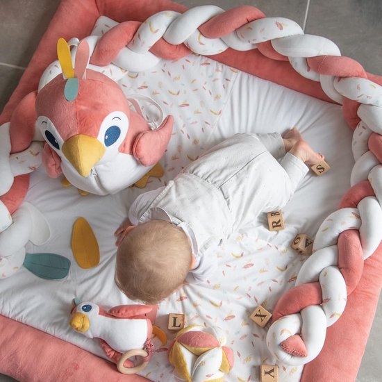Muziekknuffel Papegaai - Zachte knuffel - Baby Kalmeren - Bevestigingsbanden - 17 cm - Vrolijk — afbeelding 5