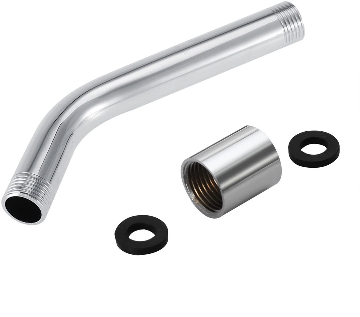 Dailygoods- Douchearm Roestvrij Staal - Antiroest Doucheverlengpijp - Wandmontage - G1/2 Draad - Eenvoudig te Installeren - Slijtvast Materiaal - Douchepijp