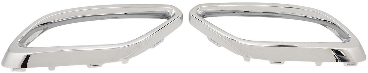 Dailygoods- Uitlaat Tip Glanzend Zwart - Afdekking Uitlaattip - Vervanging voor Benz CLA-Klasse C118 AMG-Line 2020-2024 - ABS - Montage met Gesp - OEM-nummer 1184920100/1184920200 - Uitlaatdecoratie