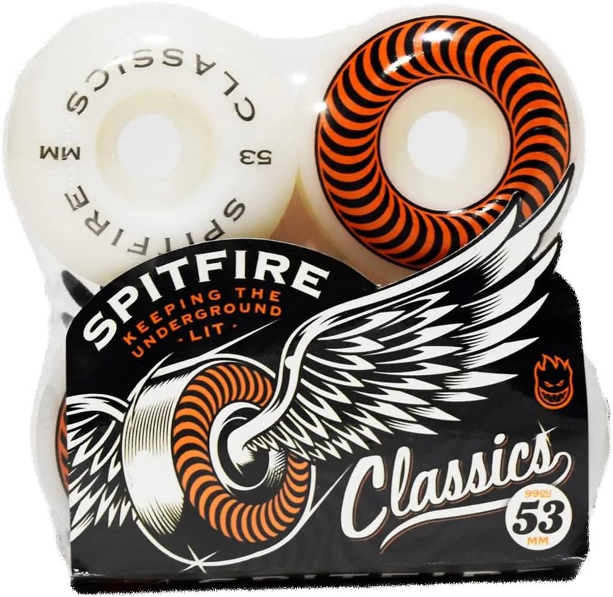 Skateboard Wielen Klassieke Set Street Cruising Set van Vier 53 mm