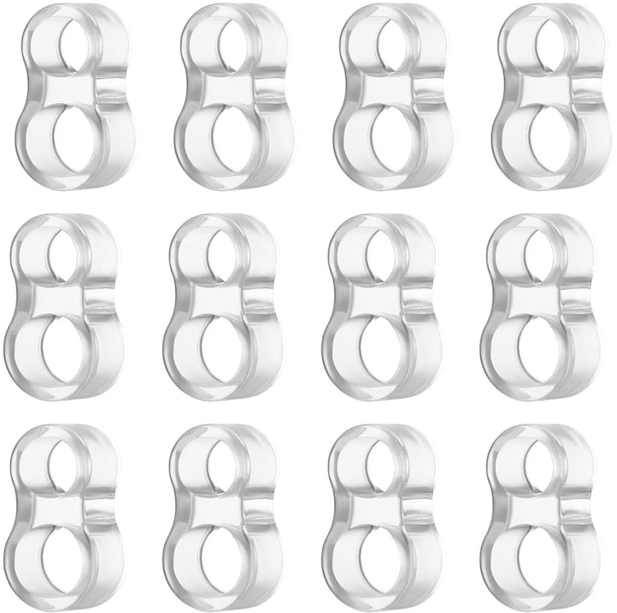 Dailygoods- Deurstopperbumpers 12 Stuks - PVC Deurbuffer - Deurvastzetter - Deurstoppers voor Binnen - Antislip - Geluidsdemping - Deurstopper