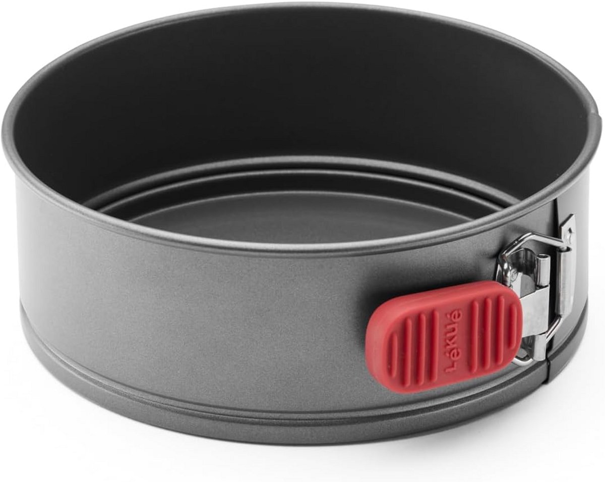 Ronde Bakvorm - Cakevorm - Taarten Bakken - Dubbele Non-stick Coating - 20 cm - Grijs
