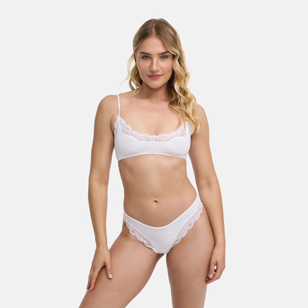 cfab - Kanten string - wit - 3XL