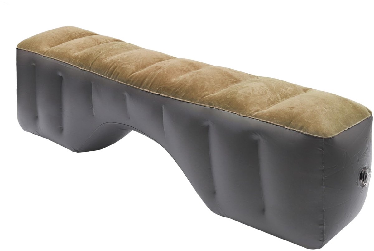 Dailygoods- Opblaasbaar Bed - Auto Matras - Ademend PVC - Comfortabel - 130 x 27 x 37 cm - Geschikt voor de meeste auto's - Luchtbed