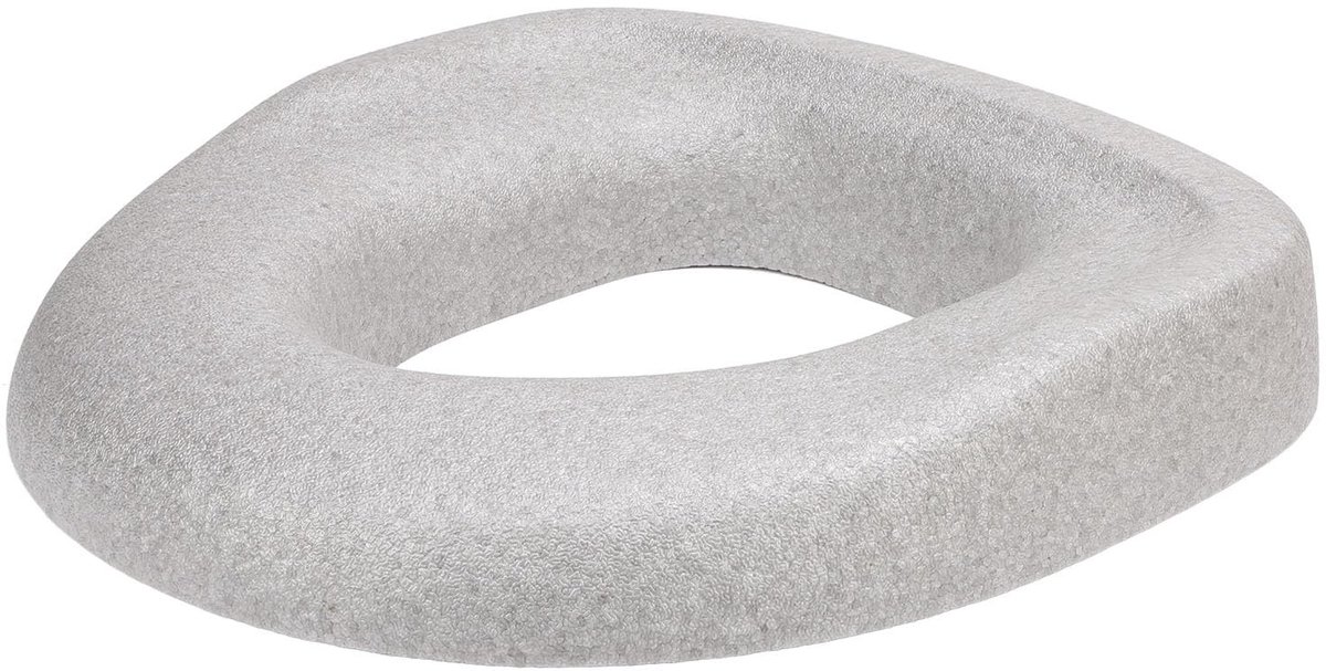 Dailygoods- Toiletbrilverhoger 10 cm - Herbruikbaar - Wasbaar - Zacht Comfort - Lichtgewicht - Valbestendig - EPP Materiaal - Toiletkussen