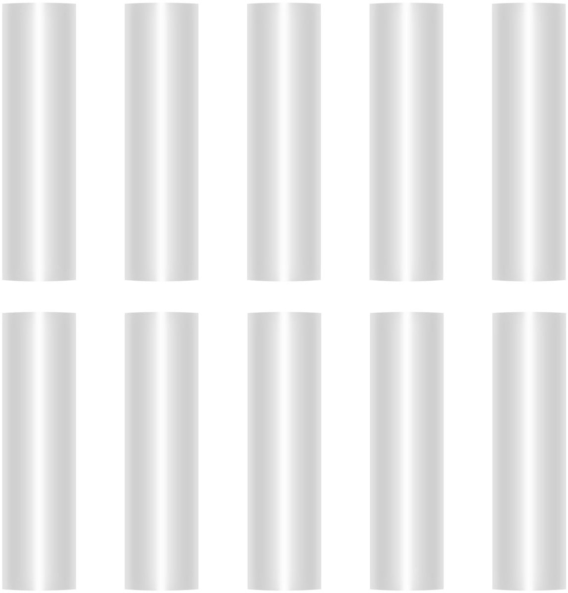 Dailygoods- Schoenveters Reparatie - 10 Stuks - Transparant - Plastic Tips - 2,5x0,5 cm - Geschikt voor Sneakers - Schoenaccessoires