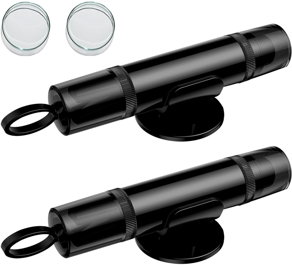 Dailygoods- Veiligheidshamer 2-in-1 - Ramenbreker - Gordelsnijder - Compact - Robuust - Inclusief houder en testglas - Veiligheidsmes