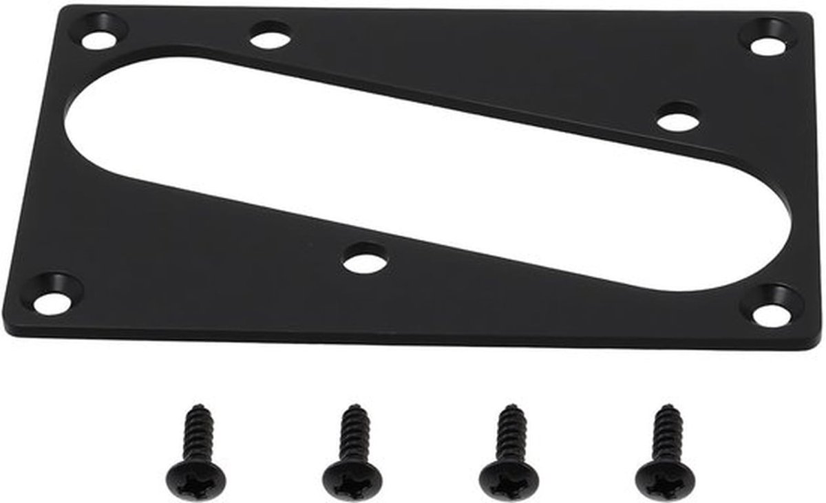 Gitaarbrug Pickup Montageframe Compatibel met Telecaster Tele Gitaren 77 x 50mm (Zwart)