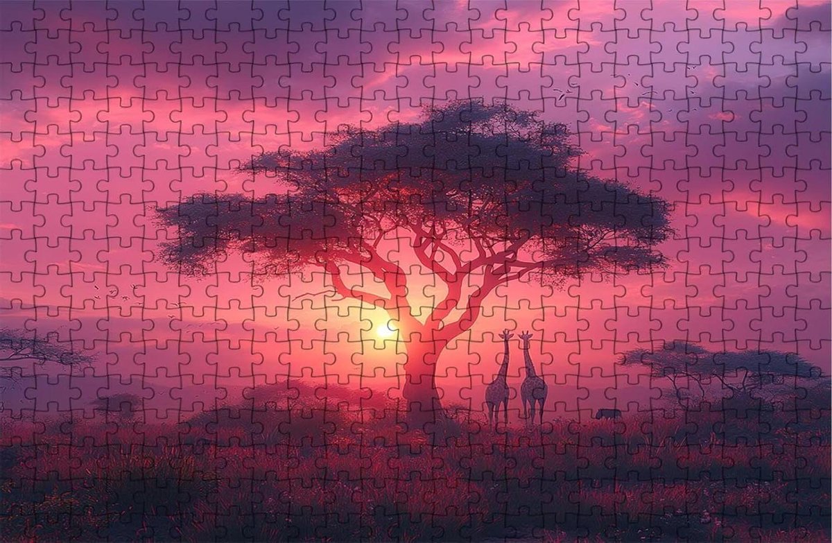 Houten Puzzel - Legpuzzel Volwassenen - Ontspanning Thuis - Siberische Stammen - 100x70 cm - Landschap