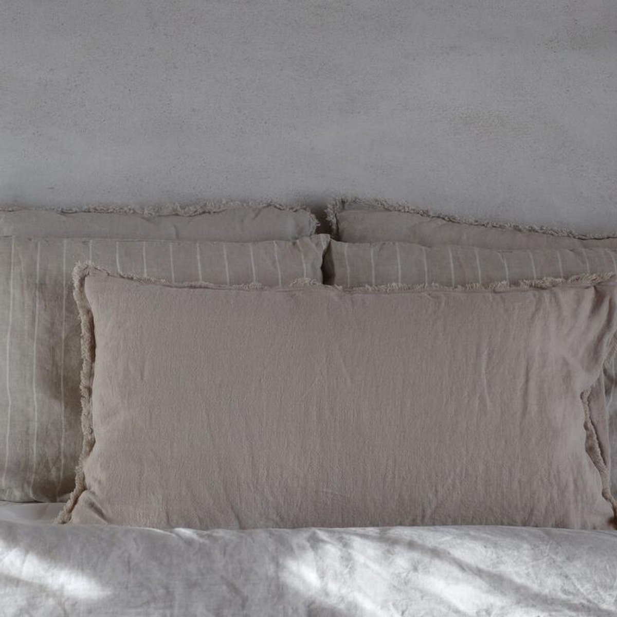 Homelinen | Josephine Plaid & Kussensloop van Linnen