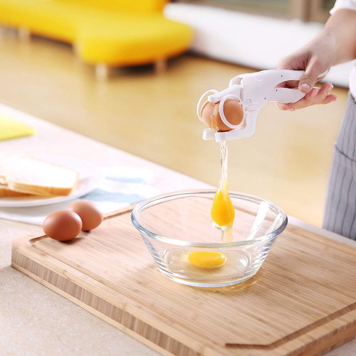 aladdien - Eiersnijder - Eieren Knacker - Eiersnijder zonder Spetters - Perfecte Eieren - Keuken Accessoire - Eenvoudig Gebruik - Geschikt voor Koke... — cadeau in Kookcadeaus - foto 5