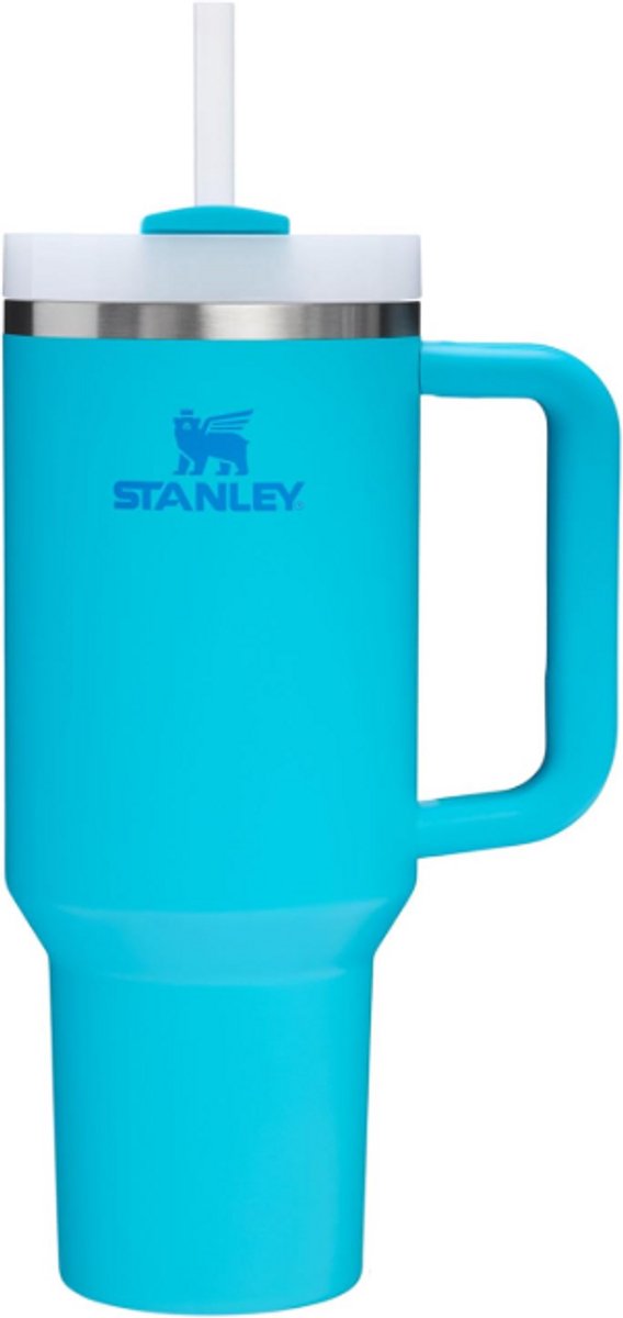 Stanley Quencher H2.0 Flowstate Tumbler 1.2L (Splash) - RVS - Lekvrije Thermosbeker met Rietje & Handvat – Geïsoleerd RVS – BPA-vrij - Drinkfles Waterfles