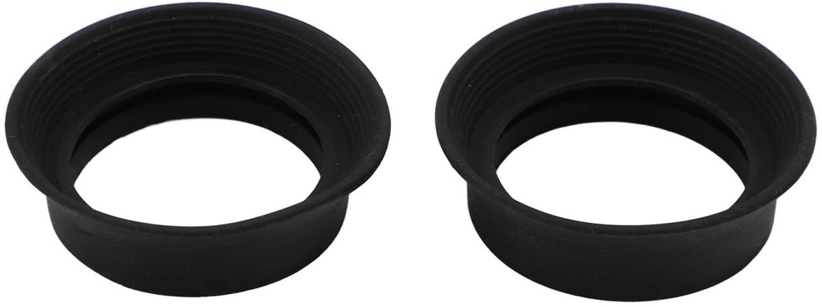 aladdien - Scope-oculairoogschelpen - Opvouwbare Rubber Oculairafdekking - 40 x 30 x 16 mm - Voor Microscoop Oculairs - 2 Stuks - Geschikt voor Mono...