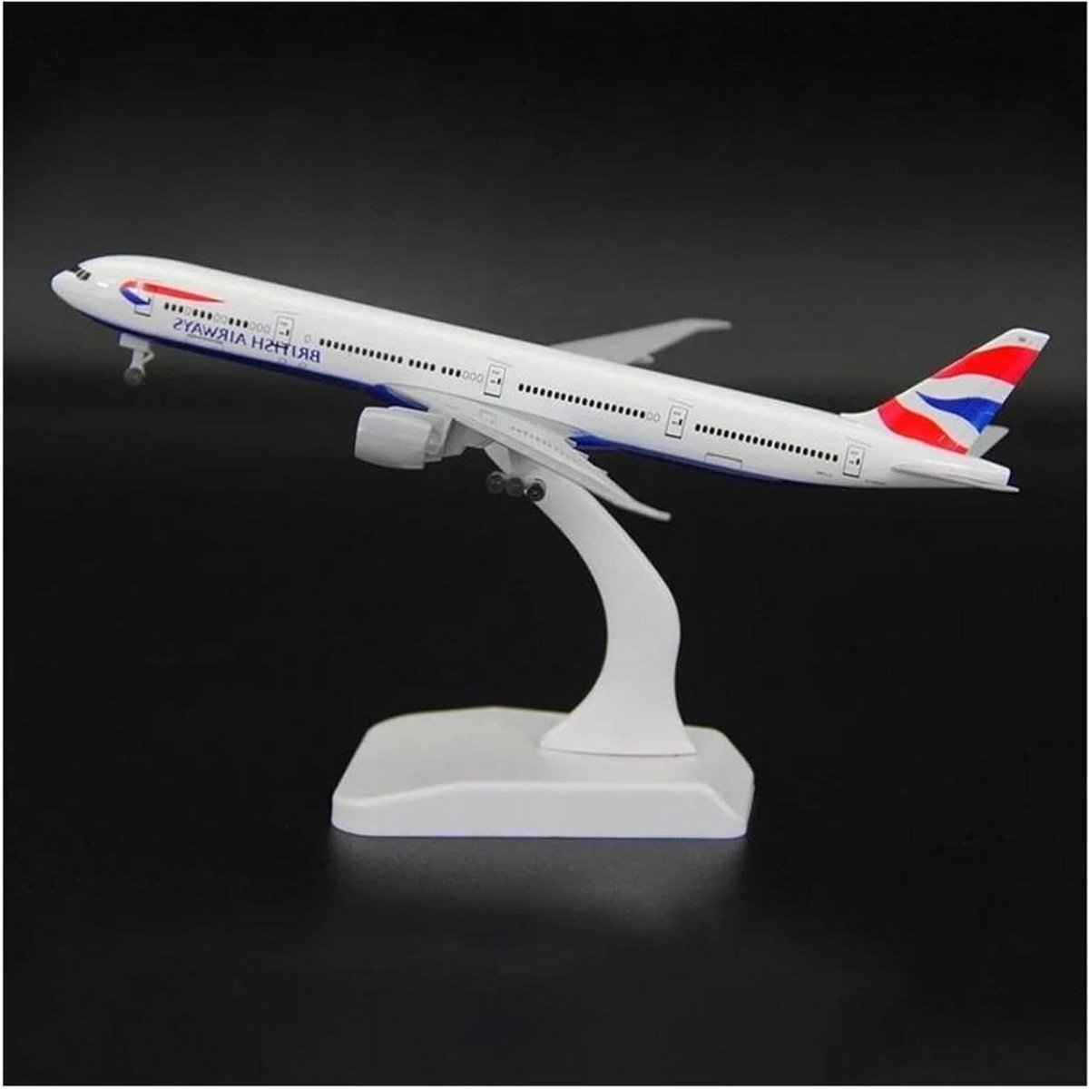 Schaalvliegtuig Model - Vliegtuig Diecast - Display Decoratie - Gedetailleerd Metaal - 20CM 1/400 - Boeing 777