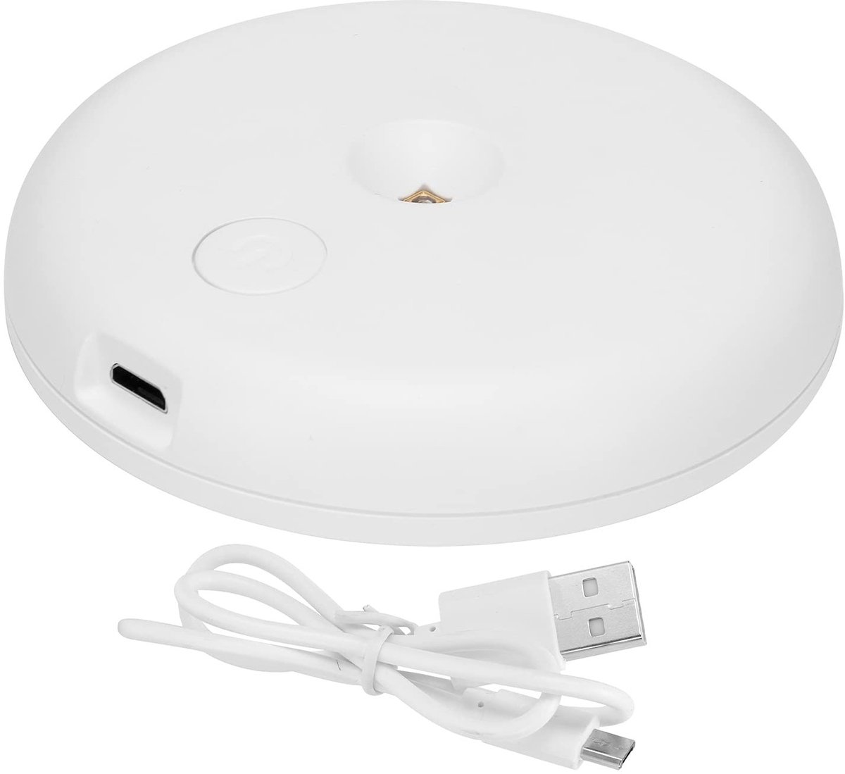aladdien - Draadloze LED Toiletlamp - Automatische Sensor - USB Oplaadbaar - 8 cm Diameter - Sfeerverlichting - Energiezuinig - Ideaal voor badkamer...
