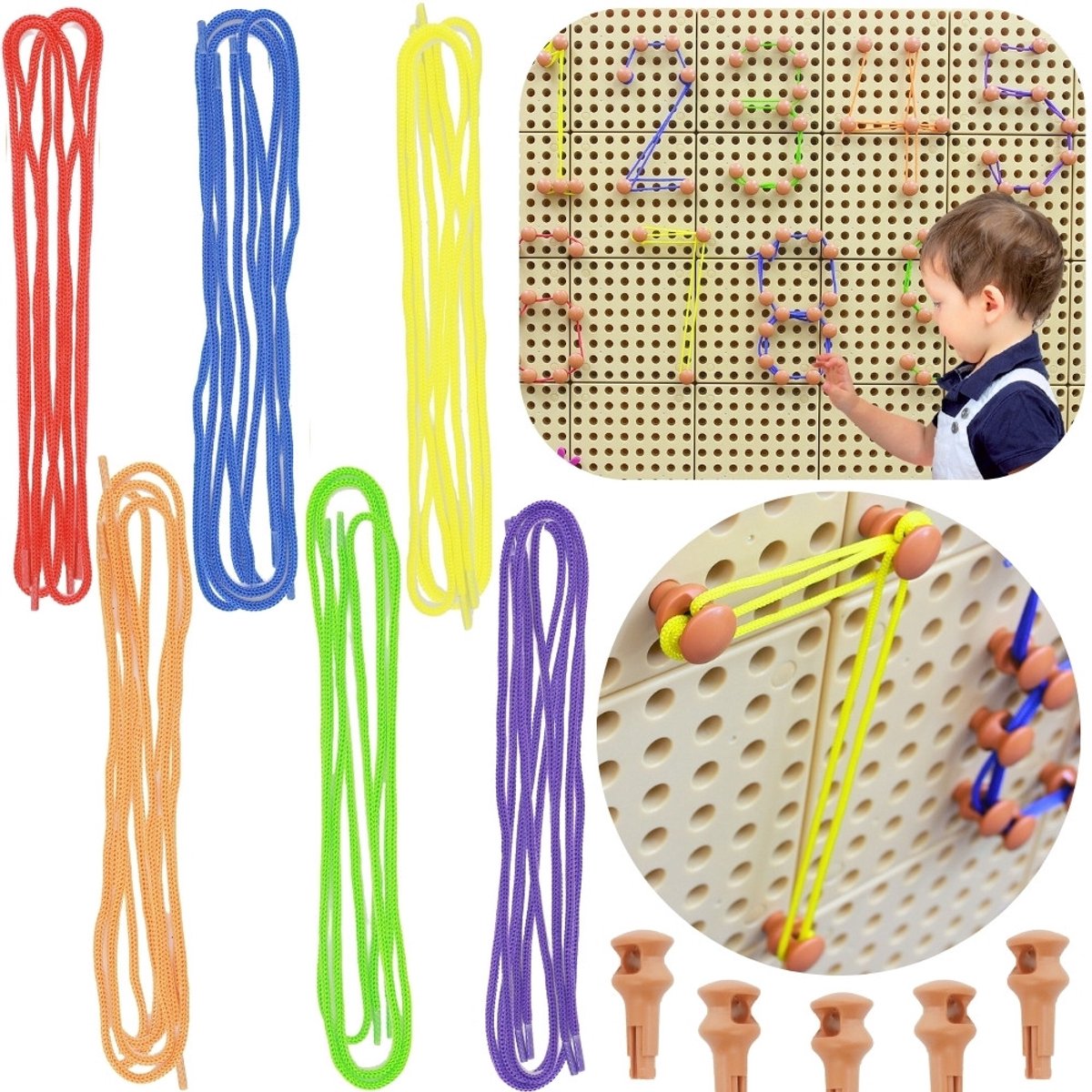 Masterkidz Pegs en snarenset - voor het stemwetenschap- en creatieve bestuur - UNI