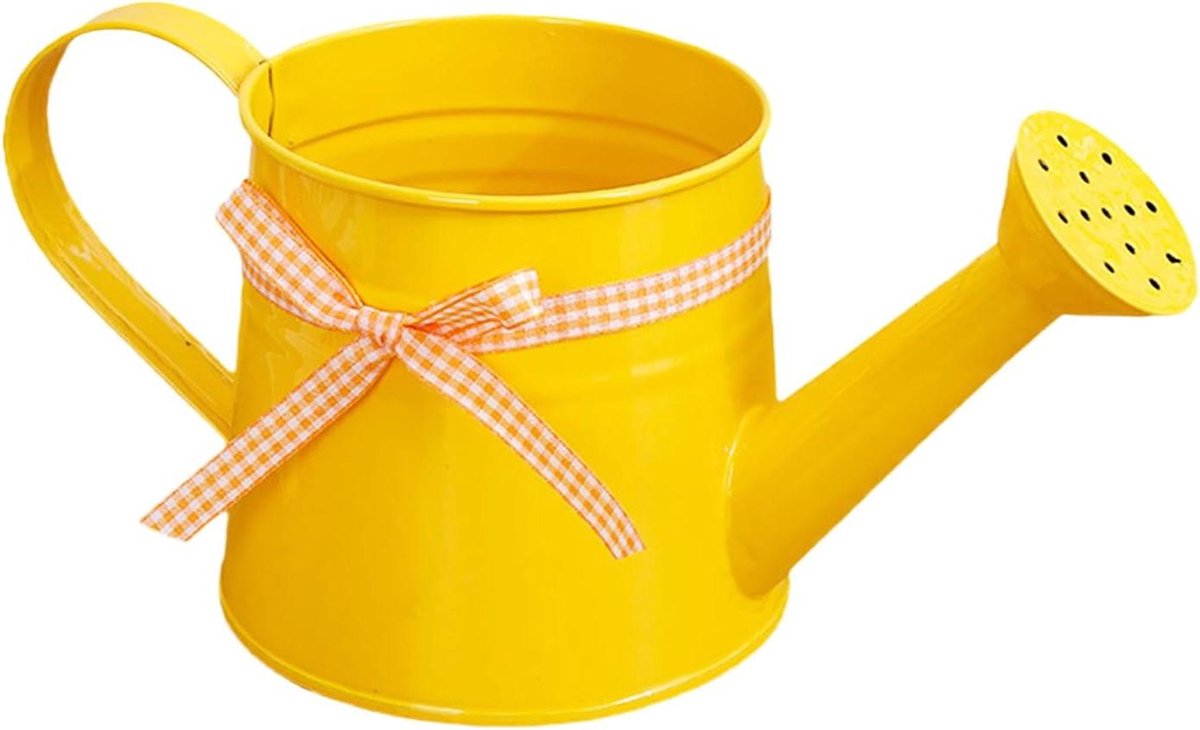 Kleine Gieter - Waterkannetje Planten - Planten Verzorgen - Fijn Sproeiend Mondstuk - 1 Liter - Geel