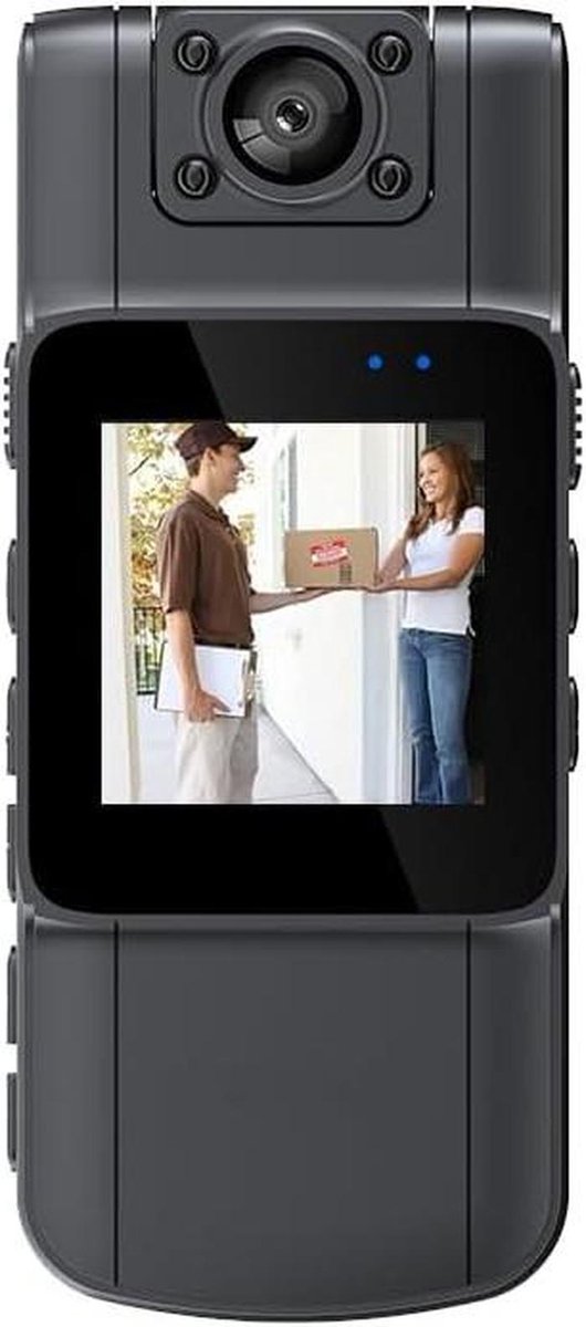 Mini Camera - Draagbare Recorder - Beveiligingsopnames - Infrarood Nachtzicht - 96x40x15mm - Zwart
