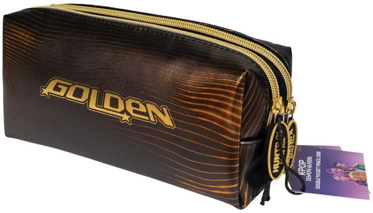 Blue Sky Studios etui KPOP DH PU goudkleurig - pennenetui voor kinderen.