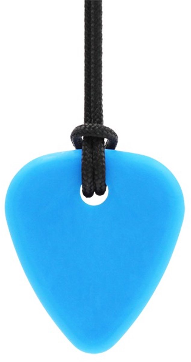 ARK Therapeutic kauwketting gitaarplectrum sensorisch speelgoed blauw XT.