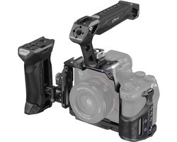 Geavanceerde Cage Kit voor Sony A7R V/A7 IV/A7S III met Handgrepen en HDMI Kabelklem, Ideaal voor Videoproductie en Fotografie
