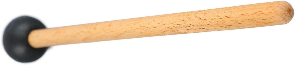 Drum Mallet - Basdrum Stok - Percussie Optreden - Zachte Vilten Kop - 21 cm - Zwart
